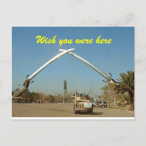 Swords of Iraq postcard