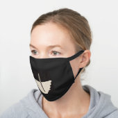 Swords of Legend: Reflection Black Cotton Face Mask (Angled)