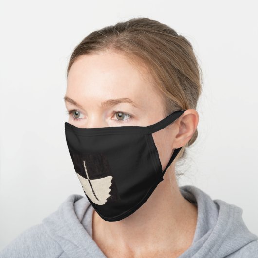 Swords of Legend: Reflection Black Cotton Face Mask (Angled)