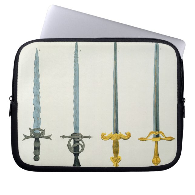 Swords, plate from 'A History of the Development a Laptop Sleeve (Front)