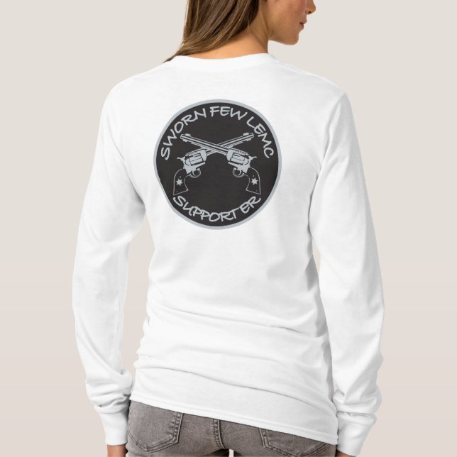 SWORN FEW LEMC WOMEN'S SUPPORT LS T-Shirt (Back)