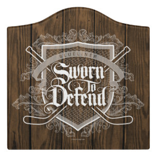 Sworn To Defend (Hockey Defenseman) Door Sign