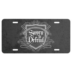 Sworn To Defend (Hockey Defenseman) License Plate