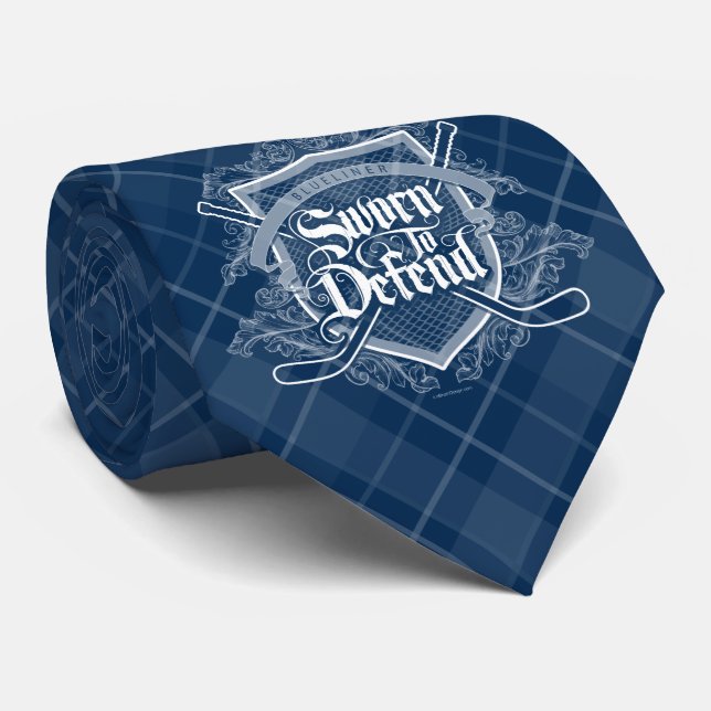 Sworn To Defend (Hockey Defenseman) Neck Tie (Rolled)