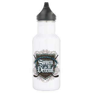 Sworn To Defend (Hockey Defenseman) Stainless Steel Water Bottle