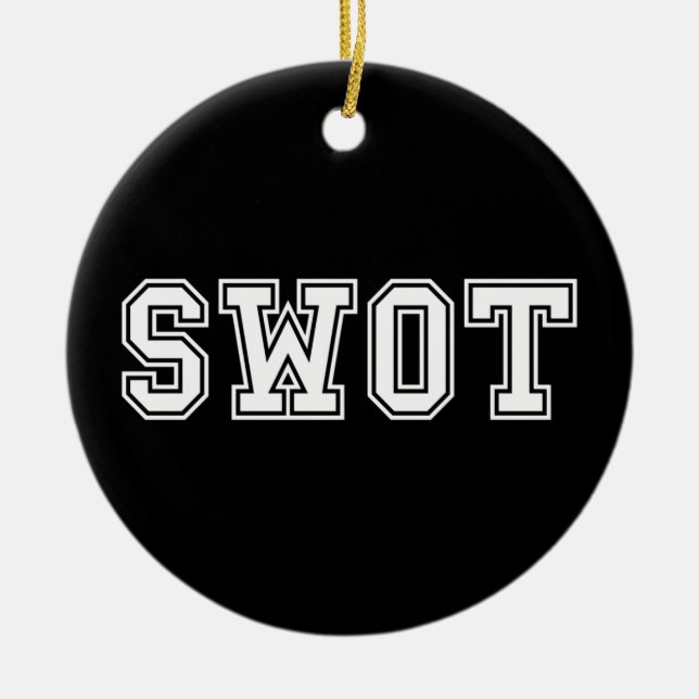 SWOT CERAMIC ORNAMENT (Front)