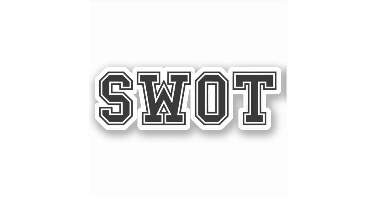 SWOT STICKER | Zazzle