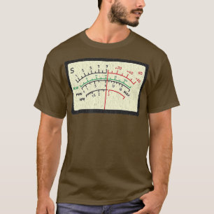 SWR Meter Amateur Ham Radio Distressed Design T-Shirt