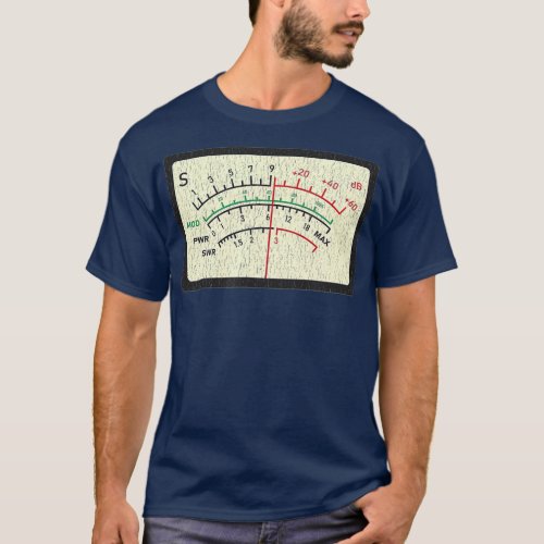SWR Meter Amateur Ham Radio Novelty Distressed  T_Shirt