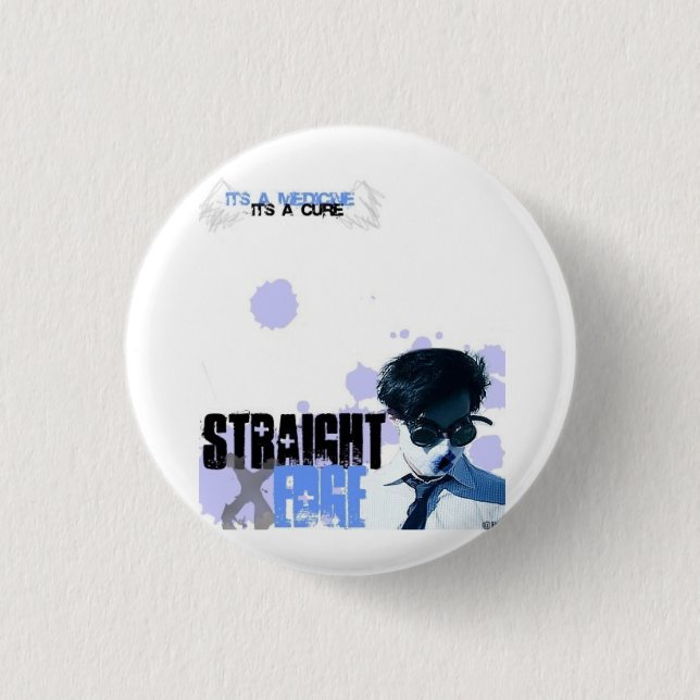 sXe_DS Pinback Button (Front)