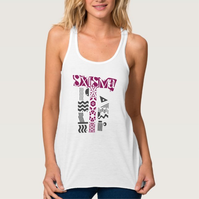 Sxisma Records T-Shirt Tank Top (Front)