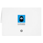 Sy-Clops Clupkitz Saluton Karto Cards (Back Horizontal)