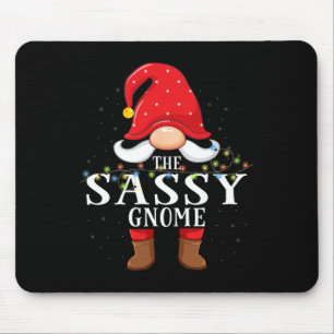Sy Gnome Matching Christmas Family Pajama  Mouse Pad