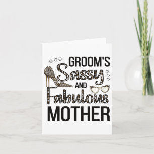 Sy Mother Of The Groom Shower Groom's Mom  Card