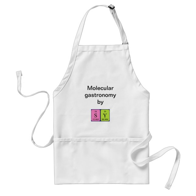Sy periodic table name apron 1 (Front)