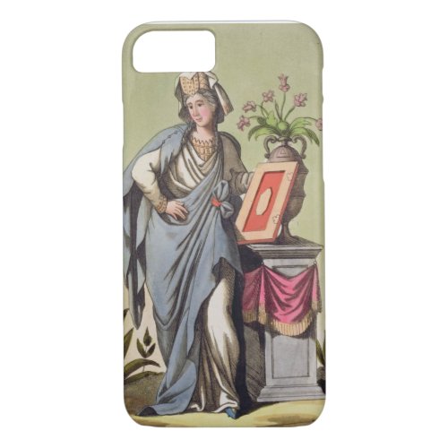 Sybil of Cumae No 16 from Antique Rome engrav iPhone 87 Case