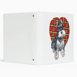 Sybil the Schnauzer 3 Ring Binder