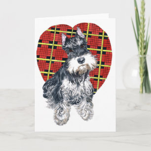 Sybil the Schnauzer Greeting card