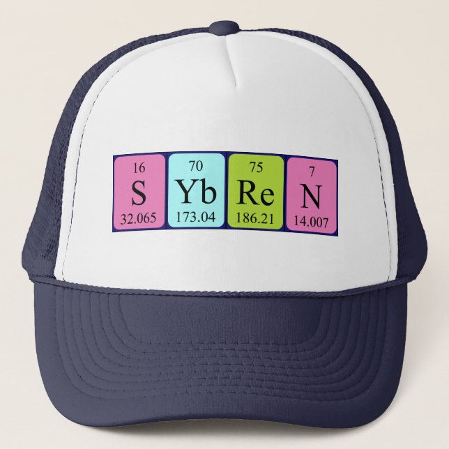 Sybren periodic table name hat (Front)