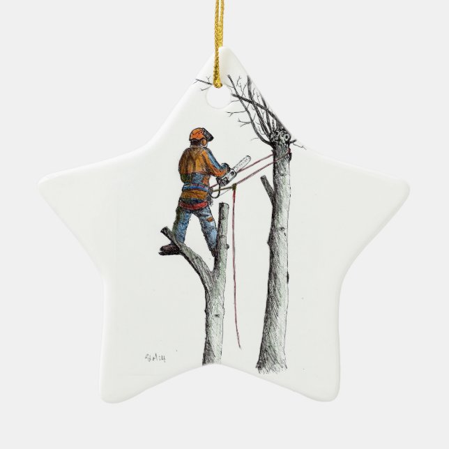 Sycamore and 020t ceramic ornament (Front)