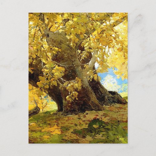 Sycamore in Autumn by Edgar Payne Postcard