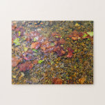 Sycamore Leaves in the Shenandoah River Jigsaw Puzzle
