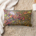 Sycamore Leaves in the Shenandoah River Lumbar Pillow