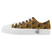 Sycamore Maple Leaves Pattern Low Top Shoes (Left Shoe Outside)