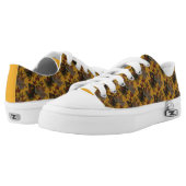 Sycamore Maple Leaves Pattern Low Top Shoes (Pair)