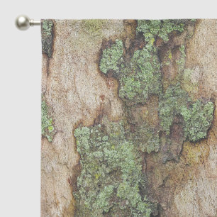 Sycamore Tree Bark Moss Lichen Sheer Curtains