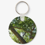 Sycamore Tree Green Nature Keychain
