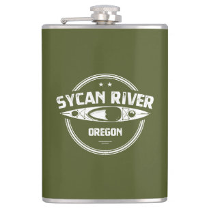 Sycan River Oregon Kayaking Flask