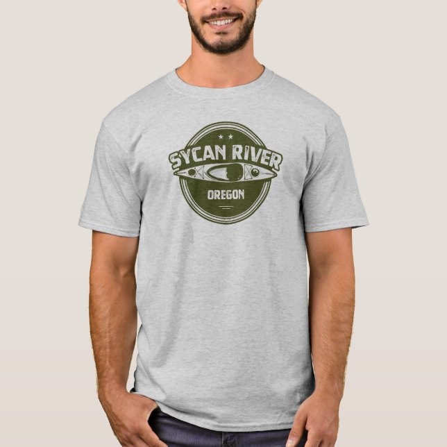 Sycan River Oregon Kayaking T-Shirt (Front)