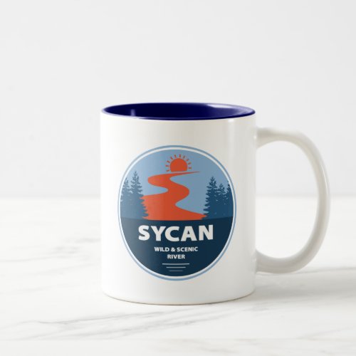 Sycan Wild And Scenic River Oregon Two_Tone Coffee Mug