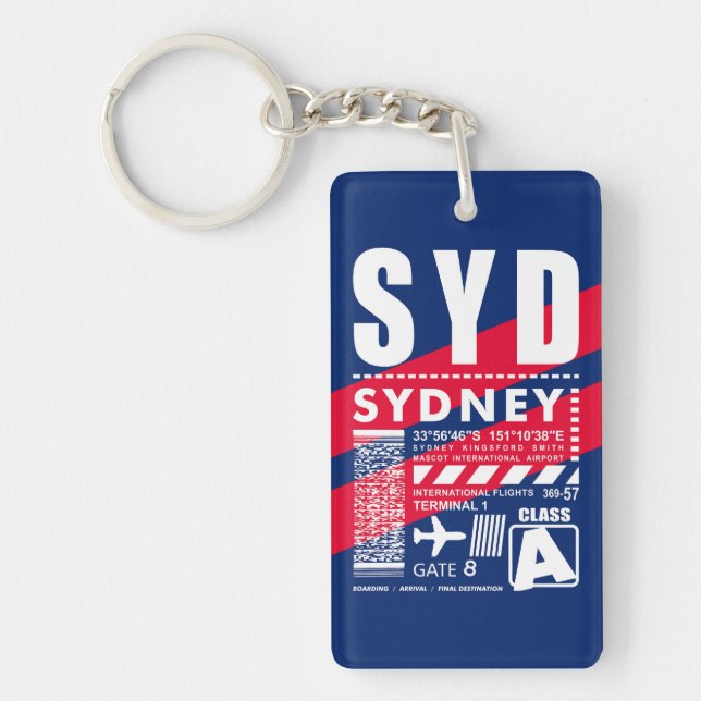 SYD Sydney Airport Keychain (Front)