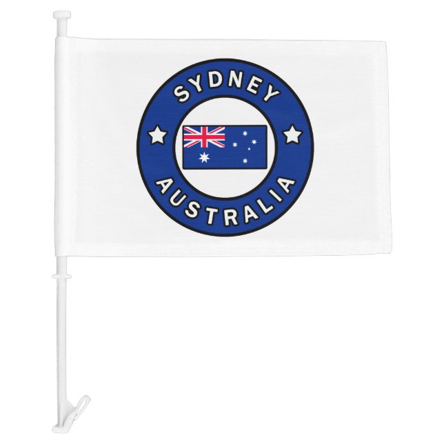 Sydney Australia Car Flag (Front)
