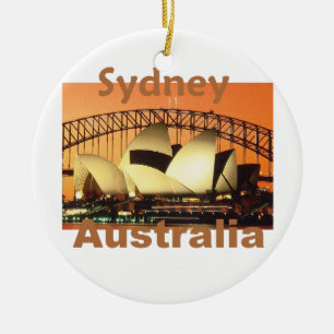 SYDNEY Australia Ceramic Ornament