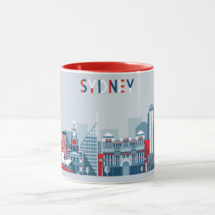 Sydney Australia City Skyline Mug