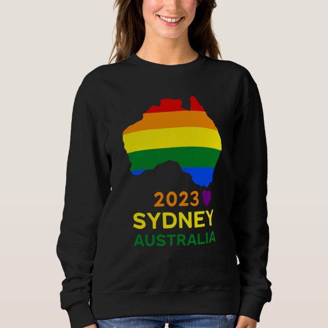 Sydney Australia Gay and Lesbian Pride Sweatshirt (Front)