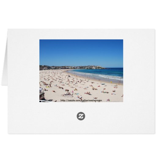 Sydney, Australia, Harbor Card (Back Horizontal)