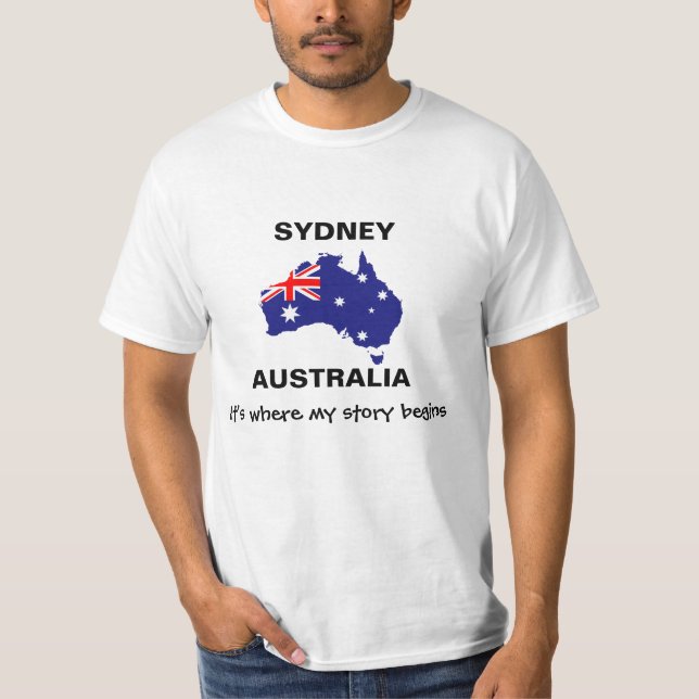 SYDNEY Australia It's where my story begins T-Shirt (Front)