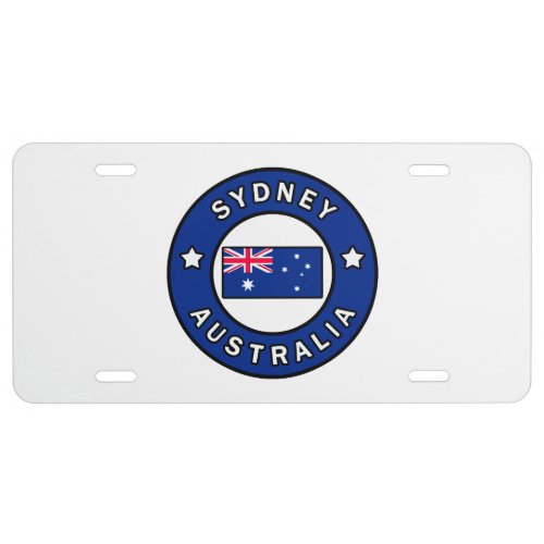 Sydney Australia License Plate