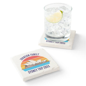 Sydney Australia Opera House Custom Keepsake Stone Coaster