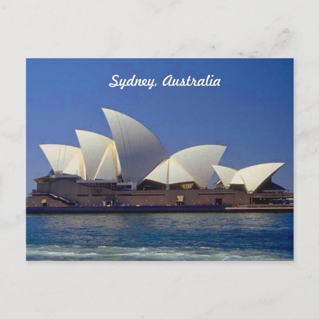 Sydney Australia Opera House Postcard (Front)