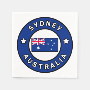 Sydney Australia Paper Napkins