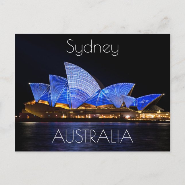 Sydney Australia Postcard (Front)