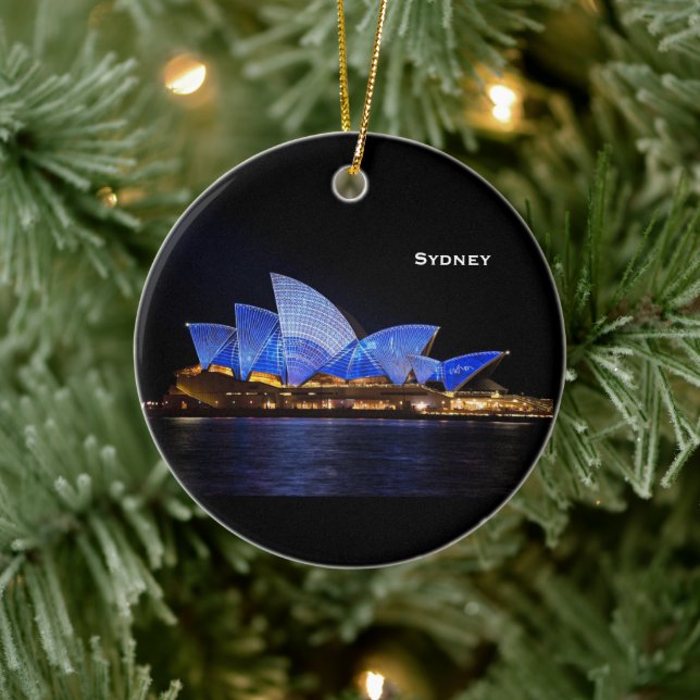 Sydney Australia Scenic Christmas Ornament (Tree)