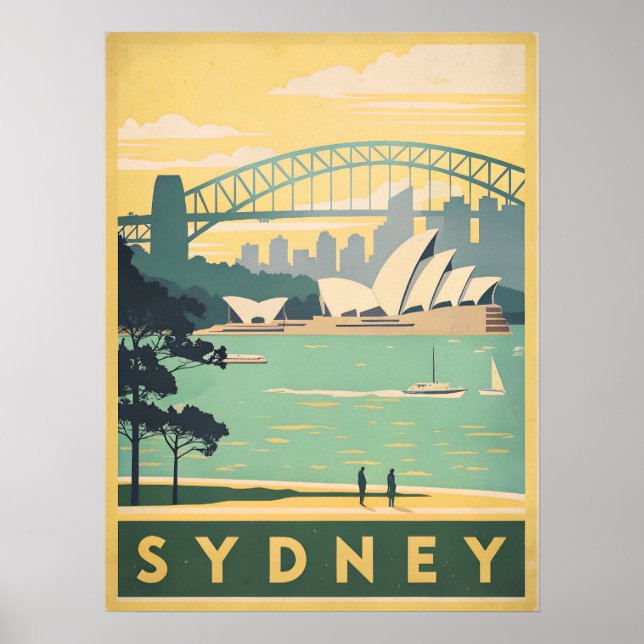 Sydney, Australia - Stunning Landmark Views Poster (Front)