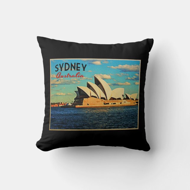 Sydney Australia Throw Pillow (Front)