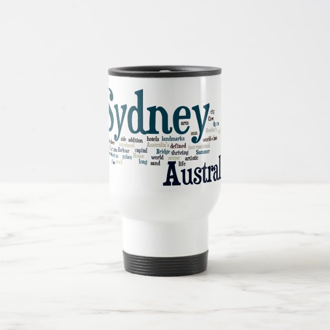 Sydney, Australia Travel Mug (Center)